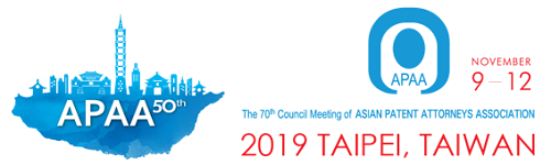 Apaa Logo APAA Council Meetings 2019 in Taipei, Taiwan of 弁理士法人 太陽国際特許事務所 | TAIYO ...